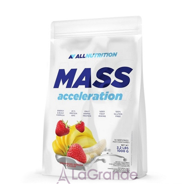 Allnutrition Mass Acceleration Strawberry Banana  -