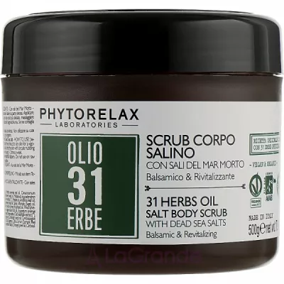 Phytorelax Laboratories 31 Herbs Oil Salt Body Scrub     