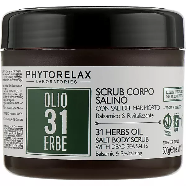 Phytorelax Laboratories 31 Herbs Oil Salt Body Scrub ������������� ������� ����� ��� ����