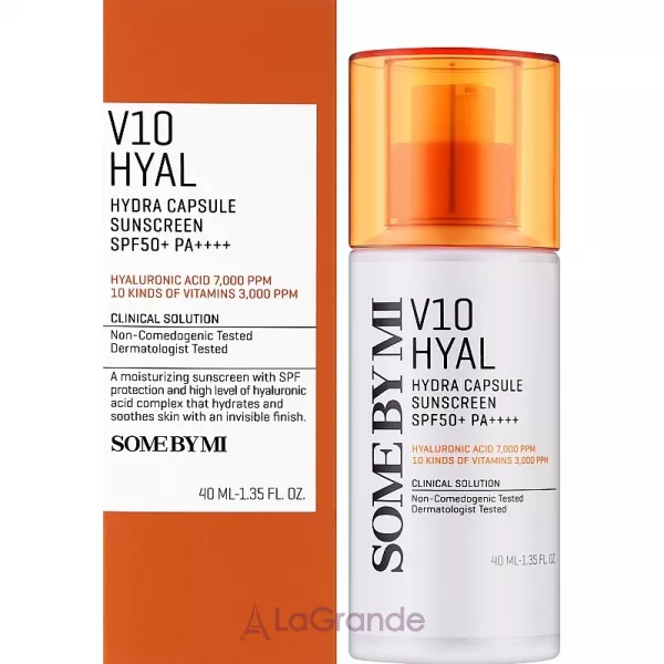Some By Mi V10 Hyal Hydra Capsule Sunscreen SPF50+ PA++++ �������������� ����