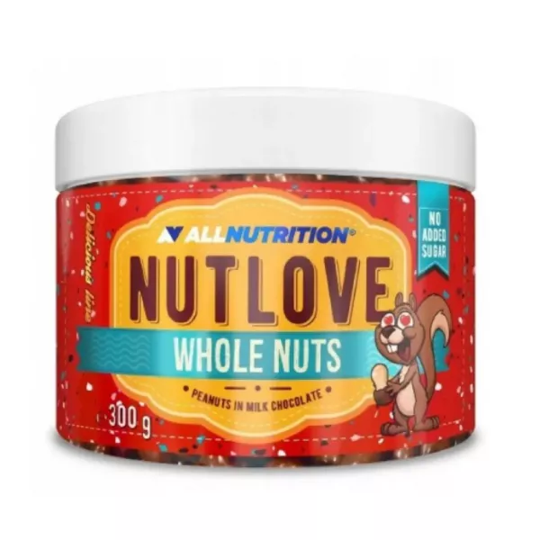 Allnutrition Nut Love Whole Nuts Peanuts In Milk Chocolate ֳ����� ������ � ��������� �������