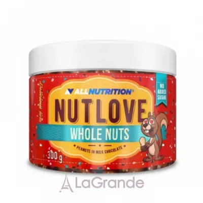 Allnutrition Nut Love Whole Nuts Almonds in White Chocolate and Cinnamon       