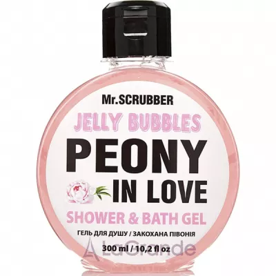 Mr.Scrubber Jelly Bubbles Peony in Love Shower & Bath Gel      