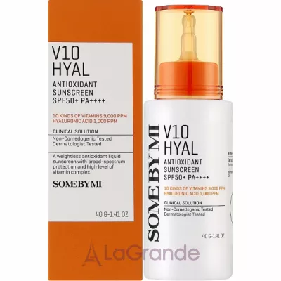 Some By Mi V10 Hyal Antioxidant Sunscreen SPF50+ PA++++    