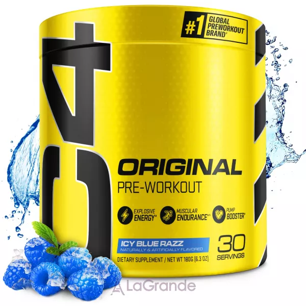 Cellucor C4 Original Pre-Workout Ice Blue Razz ����������������� �������� 