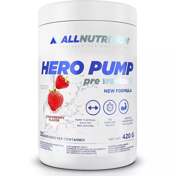 Allnutrition Hero Pump Pre Workout Strawberry ����������������� �������� � ������� ����������