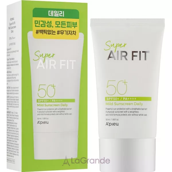 A'Pieu Super Air Fit Mild Sunscreen Daily SPF50+ PA++++ �������������� ����