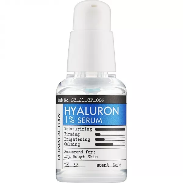 Derma Factory Hyaluronic Acid 1% Serum ����������� ��������� ��� ���� � ������������ ��������
