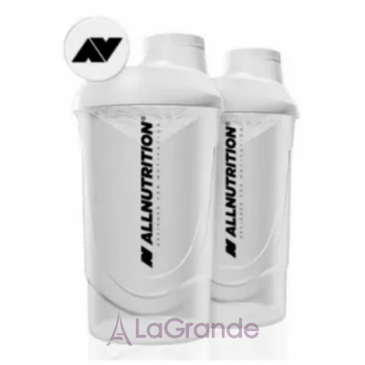 Allnutrition Shaker Opal White 2LOGO  