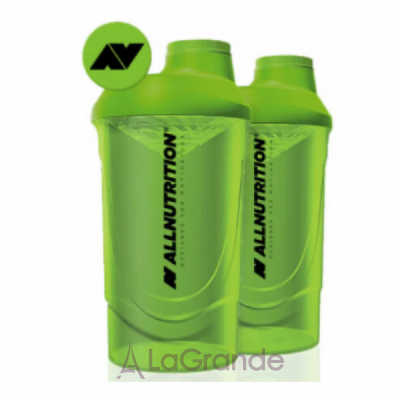 Allnutrition Shaker Grass Green 2LOGO  