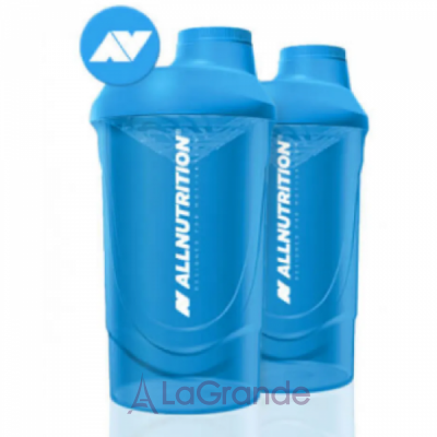 Allnutrition Shaker Shocking Blue 2LOGO   