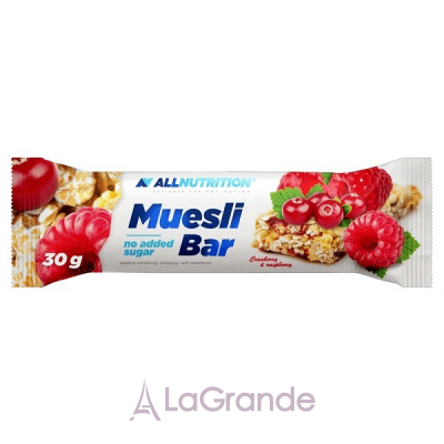 Allnutrition Muesli Bar Cranberry & Raspberry        