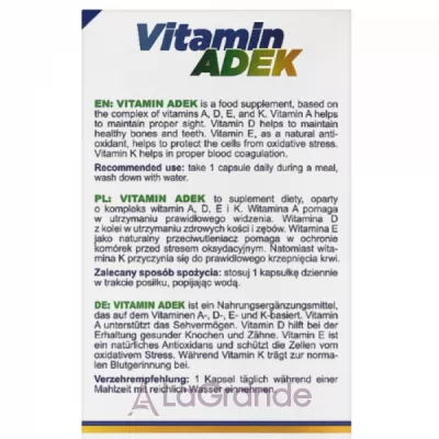 Allnutrition Vitamin ADEK   