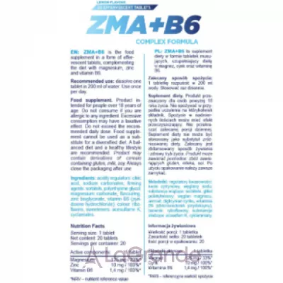 Allnutrition ZMA + Vitamin B6   