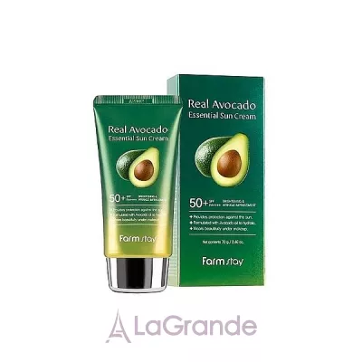 FarmStay Real Avocado Essential Sun Cream SPF 50+ PA++++    