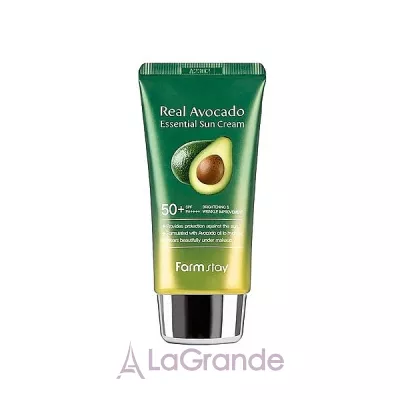 FarmStay Real Avocado Essential Sun Cream SPF 50+ PA++++    