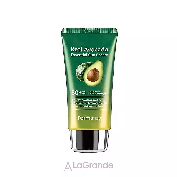 FarmStay Real Avocado Essential Sun Cream SPF 50+ PA++++ �������������� ���� ��� ����