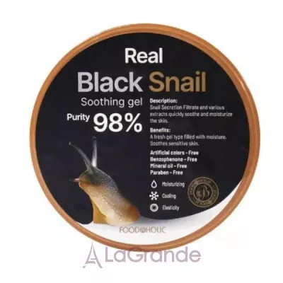 Food A Holic Real Black Snail Soothing Gel          