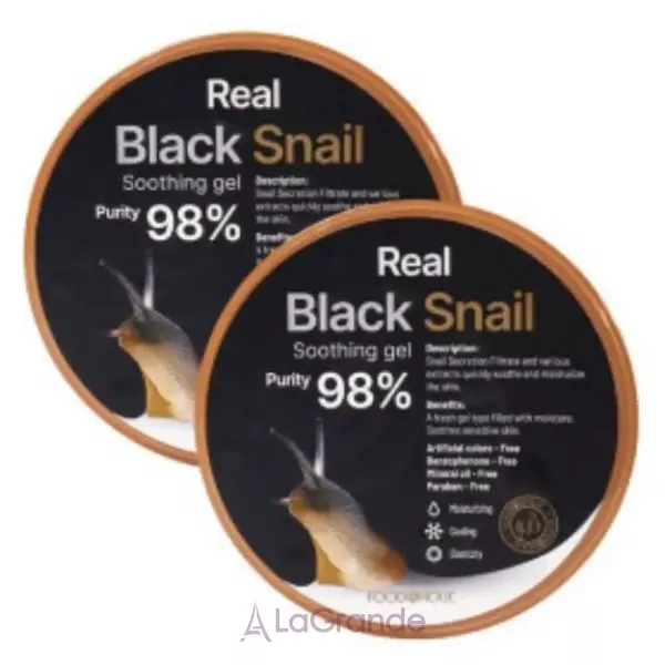 Food A Holic Real Black Snail Soothing Gel ���� ��� ������� � ��� � ���������� ������ ������� �������