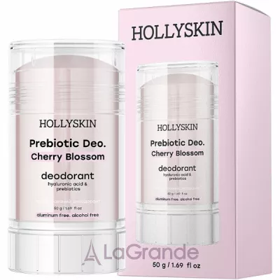 Hollyskin Prebiotic Deo. Cherry Blossom        