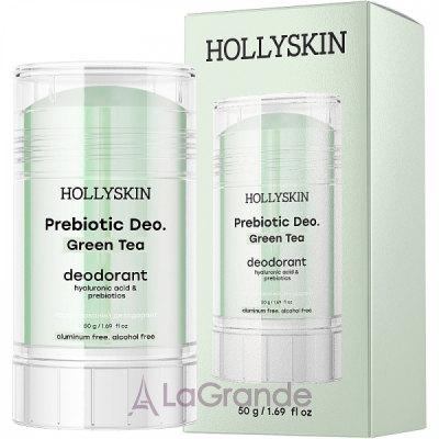 Hollyskin Prebiotic Deo. Green Tea        