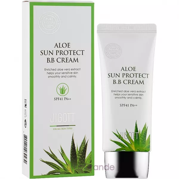 Jigott Aloe Sun Protect BB Cream SPF41 �������������� ����������� BB-���� � ���� ����