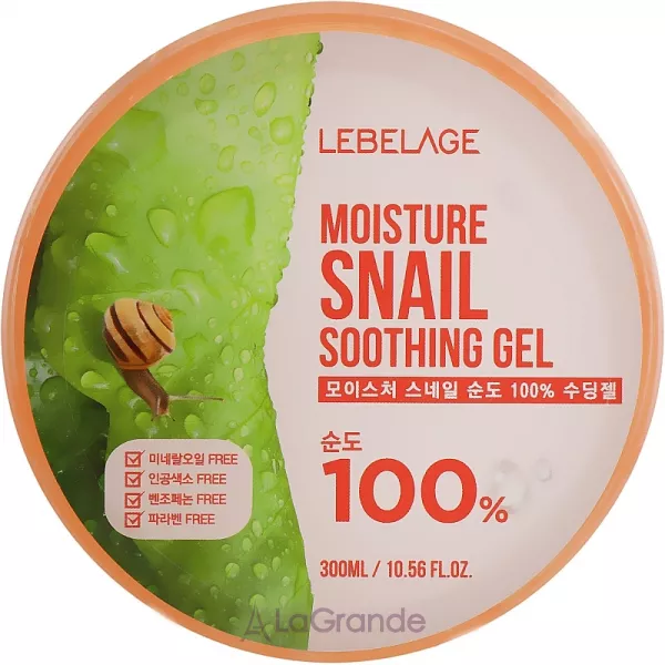 Lebelage Moisture Snail 100% Soothing Gel ������������������� ���� ��� ���������� ���� � ���� � ������� ������