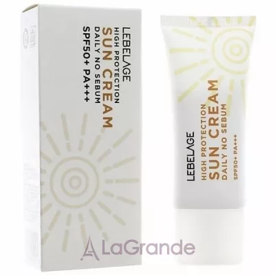 Lebelage High Protection Daily No Sebum Sun Cream     SPF50+