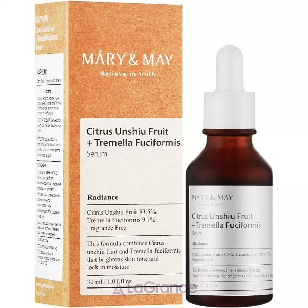 Mary & May Citrus Unshiu + Tremella Fuciformis Serum ��������� � ���������� �������� ��������� � ������� ��������
