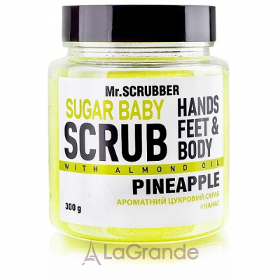 Mr.Scrubber Sugar Baby Hands Feet & Body Scrub Pineapple     