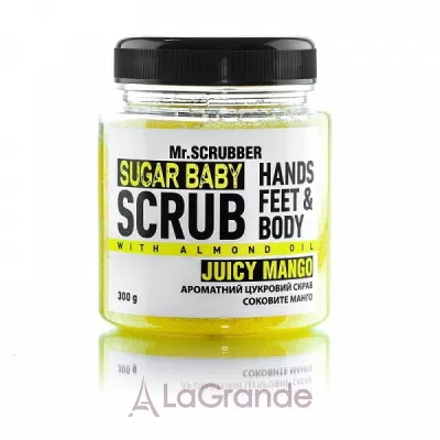 Mr.Scrubber Sugar Baby Hands Feet & Body Scrub Juicy Mango     