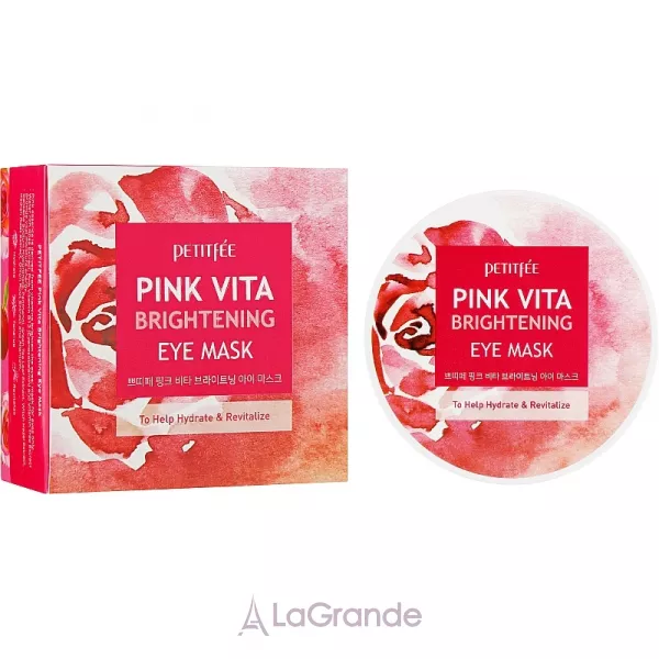 Petitfee & Koelf Pink Vita Brightening Eye Mask ����������� ����� ��� ����� �� ������ �������� ������� ����