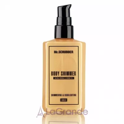 Mr.Scrubber Body Shimmer Gold   