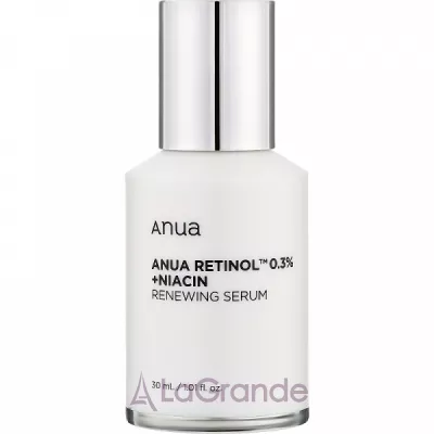 Anua Nano Retinol 0.3% + Niacin Renewing Serum    