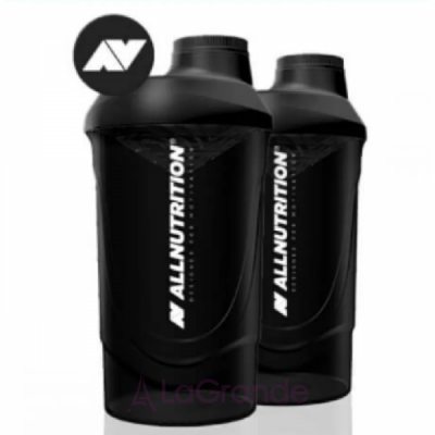 Allnutrition Shaker Super Black 2LOGO  