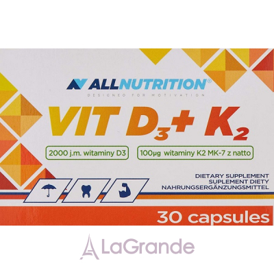 Allnutrition Vit D3+K2   