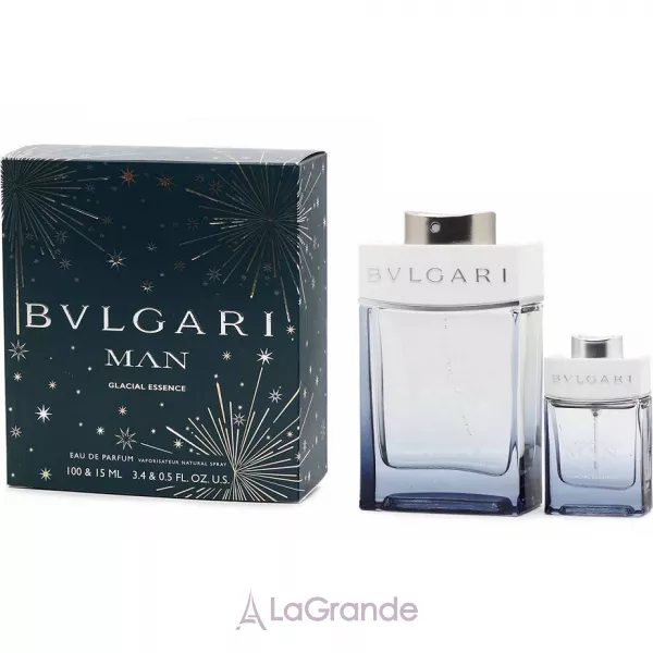 Bvlgari Man Glacial Essence ���� (����������� ���� 100 �� + ����������� ���� 15 ��)