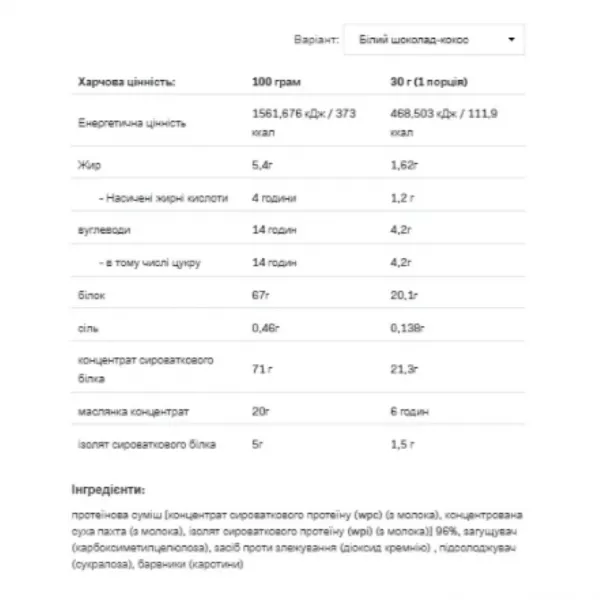 Allnutrition Whey Delicious White chocolate cocount ��������� ���� 