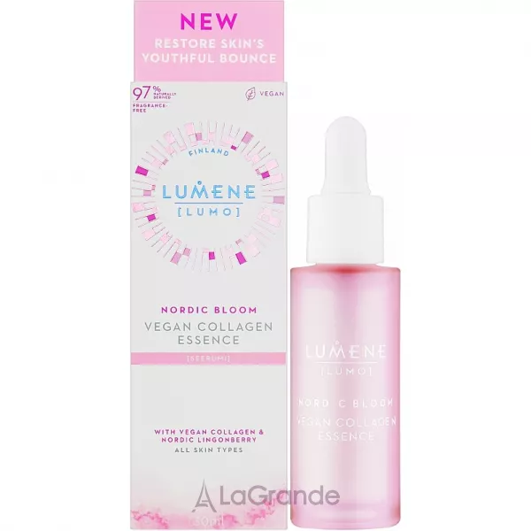 Lumene Lumo Nordic Bloom Vegan Collagen Essence ����������������������� �������������� ���������