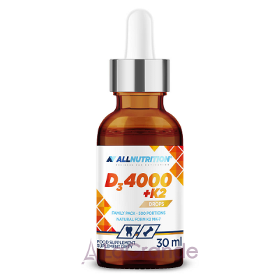 Allnutrition D3 4000 + 2 drops ³ D3+2  