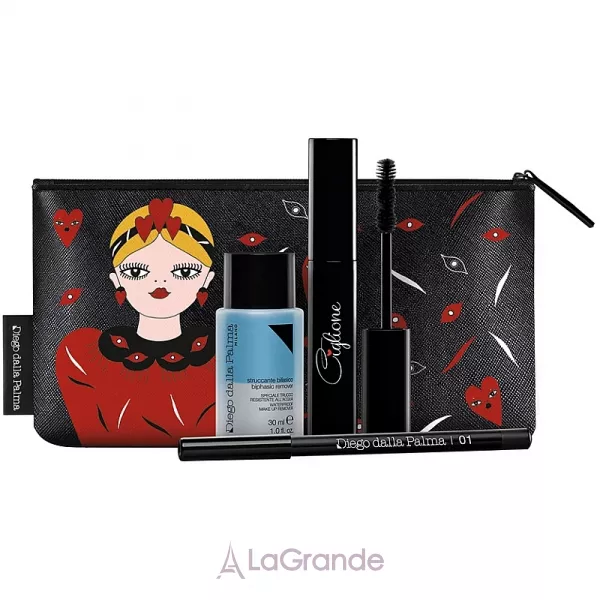 Diego Dalla Palma Ciglione Eyes Kit ����� (masc/11ml + eye/penc/0.7g + remov/30ml)