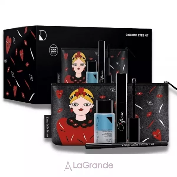 Diego Dalla Palma Ciglione Eyes Kit ����� (masc/11ml + eye/penc/0.7g + remov/30ml)
