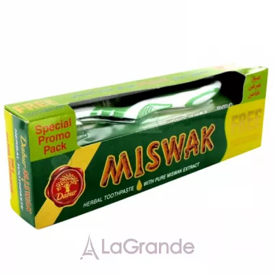 Dabur Miswak Toothpaste With A Toothbrush   