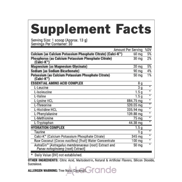 Nutrex Research EAA + Hydration Fruit Punch �������� ���������� 
