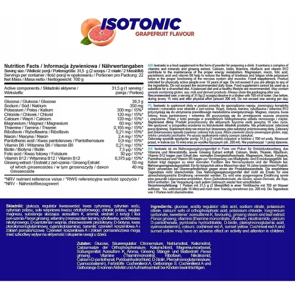 Allnutrition Isotonic Grapefruit ������� ������� ���������. ���������