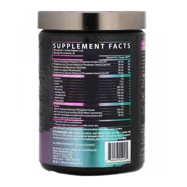 Nutrex Research EAA + Hydration 30srv Strawberry Watermelon �������� ����������� 