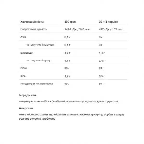 Allnutrition Egg White Protein Vanilla ������� ������� ����� 