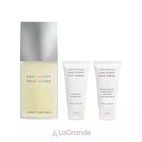 Issey Miyake L`Eau D`Issey pour Homme ����� (��������� ���� 125 �� + ���� ��� ���� 50 �� + ������� ����� ������ 50 ��)