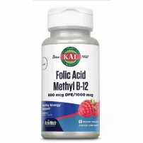 Kal Folic Acid Methyl B-12 Raspberry ������� ������� "�������� �������" 800mcg, ������