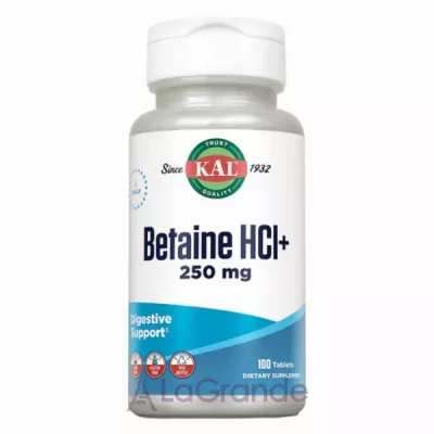 Kal Betaine HCl Plus 250 mg   